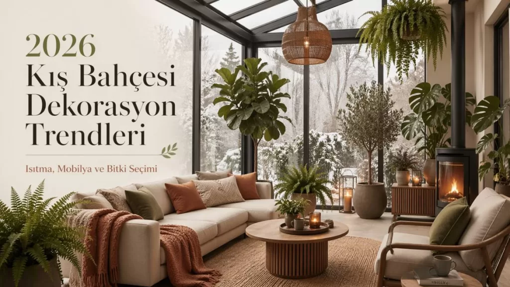 2026 Kış Bahçesi Dekorasyon Trendleri: Isıtma, Mobilya ve Bitki Seçimi
