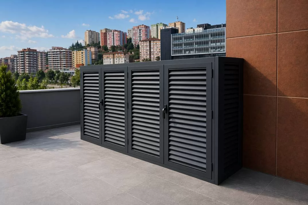 Seba Central – Dış Cephe Kaplama ve Teknik Alan Gizleme Uygulaması