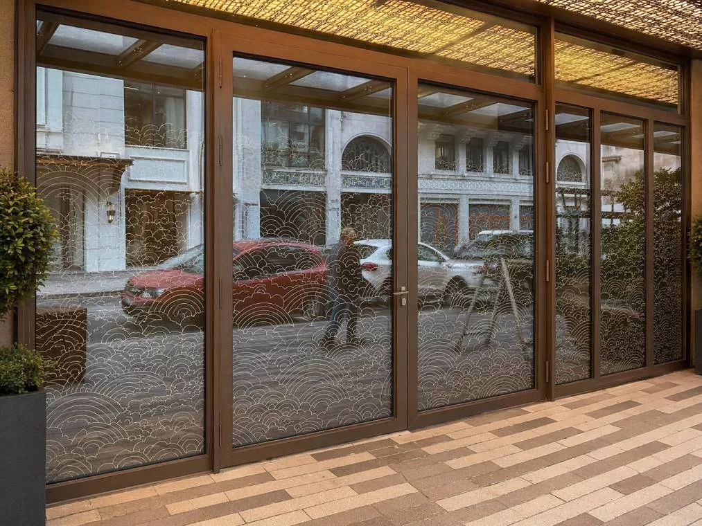 The Peninsula İstanbul Oteli Alüminyum Giriş Kapısı Uygulamas